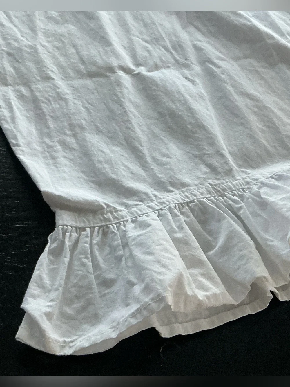 EUC Simply Shabby Chic Crisp White Sham